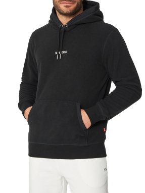 ΑΝΔΡΙΚΟ FLEECE ΦΟΥΤΕΡ MICRO LOGO | Μαύρο L