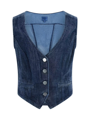 ΓΥΝΑΙΚΕΙΟ DENIM ΓΙΛΕΚΟ | Μπλε M