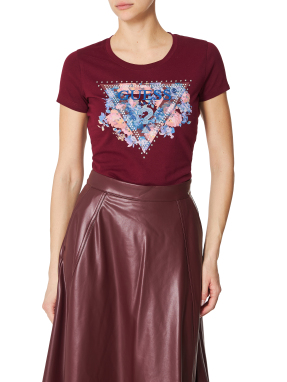 ΓΥΝΑΙΚΕΙΟ T-SHIRT | Μπορντό S