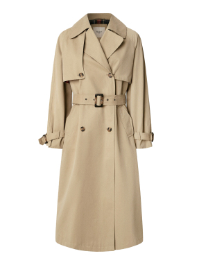 ΓΥΝΑΙΚΕΙΟ ΜΑΚΡΥ ΑΔΙΑΒΡΟΧΟ ΠΑΛΤΟ | Μπεζ S