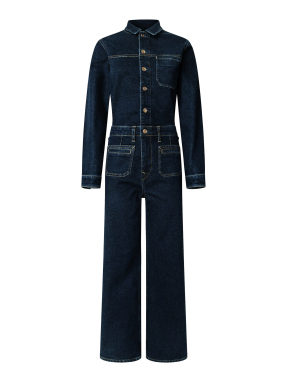 ΓΥΝΑΙΚΕΙΑ DENIM ΟΛΟΣΩΜΗ ΦΟΡΜΑ | Μπλε Σκούρο S