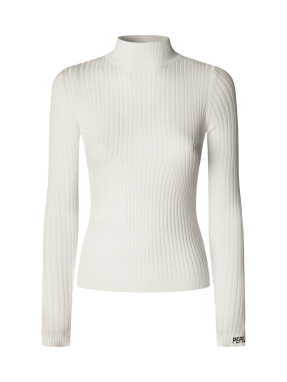 ΓΥΝΑΙΚΕΙΟ RIBBED ΠΟΥΛΟΒΕΡ CARLA | Εκρού M