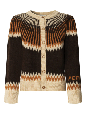 ΓΥΝΑΙΚΕΙΑ ΠΛΕΚΤΗ ΖΑΚΕΤΑ ΜΕ ΚΟΥΜΠΙΑ | Καφέ S