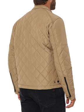 ΑΝΔΡΙΚΟ ΥΦΑΣΜΑΤΙΝΟ JACKET | Μπεζ  L