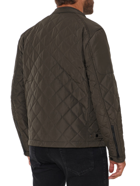 ΑΝΔΡΙΚΟ ΥΦΑΣΜΑΤΙΝΟ JACKET | Καφέ Σκούρο L
