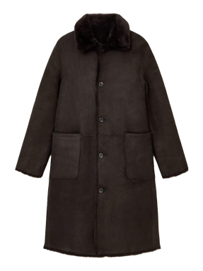 ΓΥΝΑΙΚΕΙΟ ΠΑΛΤΟ | Καφέ Σκούρο S