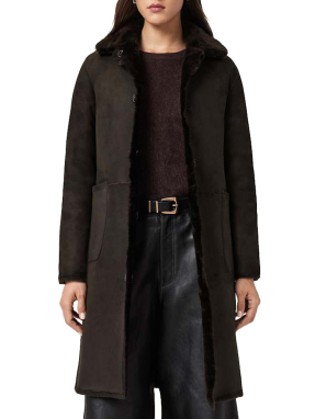 ΓΥΝΑΙΚΕΙΟ ΠΑΛΤΟ | Καφέ Σκούρο S