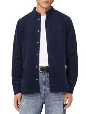 ΑΝΔΡΙΚΟ ΠΟΥΚΑΜΙΣΟ BIRCHWOOD LS SHIRT | Μπλε Σκούρο SAPPHIRE BLUE XXL