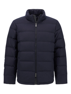 ΑΝΔΡΙΚΟ ΜΠΟΥΦΑΝ BOMBER | Μπλε Σκούρο L