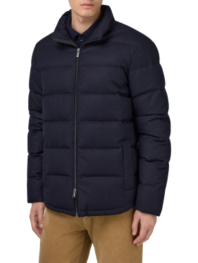 ΑΝΔΡΙΚΟ ΜΠΟΥΦΑΝ BOMBER | Μπλε Σκούρο L