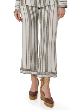 ΓΥΝΑΙΚΕΙΟ CROPPED ΠΑΝΤΕΛΟΝΙ | Εκρού EU 42