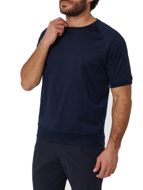 ΑΝΔΡΙΚΗ ΜΠΛΟΥΖΑ JERSEY | Μπλε Σκούρο EU 54