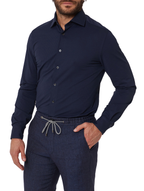 ΑΝΔΡΙΚΟ ΠΟΥΚΑΜΙΣΟ | Μπλε Σκούρο EU 42