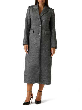 ΓΥΝΑΙΚΕΙΟ ΠΑΛΤΟ | Γκρι Σκούρο M