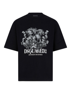 ΑΝΔΡΙΚΟ T-SHIRT MONKEY BUSINESS | Μαύρο M