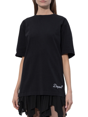 ΓΥΝΑΙΚΕΙΟ OVERSIZED T-SHIRT | Μαύρο XS