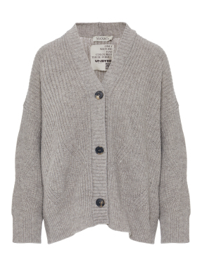 ΓΥΝΑΙΚΕΙΑ ΠΛΕΚΤΗ ΖΑΚΕΤΑ | Γκρι Ανοιχτό XS