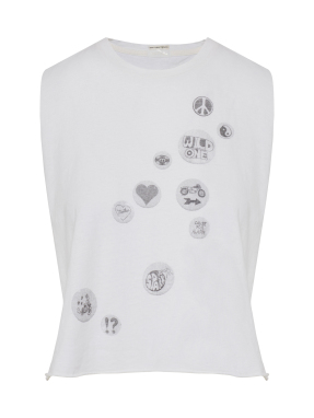 ΓΥΝΑΙΚΕΙΟ ΑΜΑΝΙΚΟ ΤΟΠ | Λευκό S