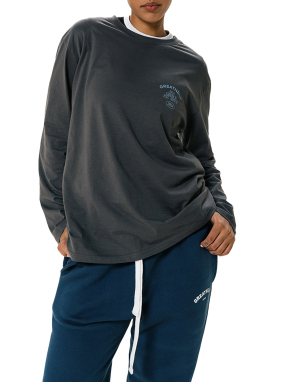 UNISEX ΜΑΚΡΥΜΑΝΙΚΗ ΜΠΛΟΥΖΑ | Γκρι Σκούρο XL