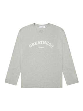 UNISEX ΜΑΚΡΥΜΑΝΙΚΗ ΜΠΛΟΥΖΑ | Γκρι Ανοιχτό XL