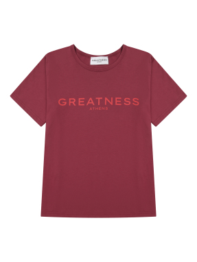 UNISEX T-SHIRT | Μπορντό XL