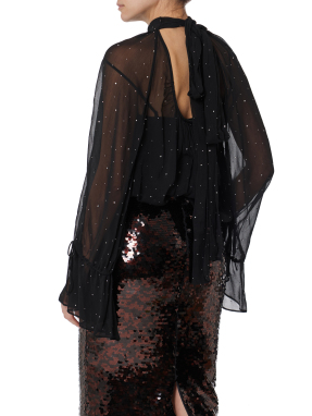 ΓΥΝΑΙΚΕΙΟ ΤΟΠ ROUX | Μαύρο S