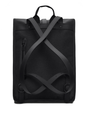 UNISEX ΣΑΚΙΔΙΟ ΠΛΑΤΗΣ ROLLTOP MINI | Μαύρο