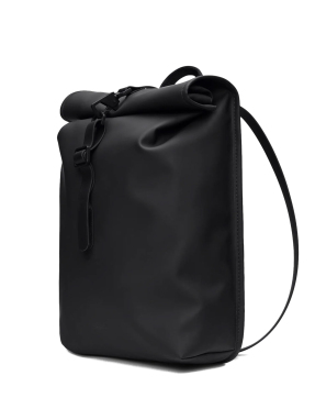 UNISEX ΣΑΚΙΔΙΟ ΠΛΑΤΗΣ ROLLTOP MINI | Μαύρο