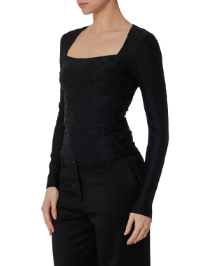 ΓΥΝΑΙΚΕΙΑ ΜΑΚΡΥΜΑΝΙΚΗ ΜΠΛΟΥΖΑ | Μαύρο S