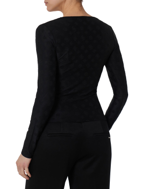 ΓΥΝΑΙΚΕΙΑ ΜΑΚΡΥΜΑΝΙΚΗ ΜΠΛΟΥΖΑ | Μαύρο S