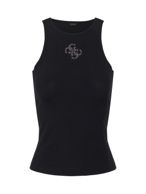 ΓΥΝΑΙΚΕΙΟ ΤΟΠ ΜΕ ΛΟΓΟΤΥΠΟ | Μαύρο L