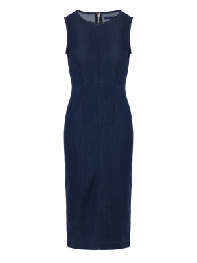 ΜΙΝΤΙ DENIM ΦΟΡΕΜΑ | Μπλε Σκούρο XS