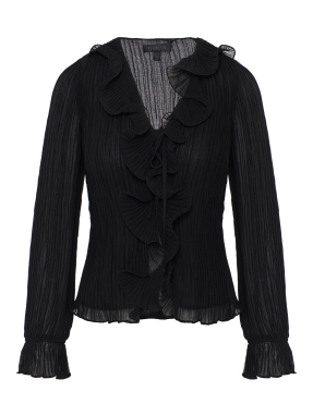 ΓΥΝΑΙΚΕΙΑ ΜΠΛΟΥΖΑ ΜΕ ΒΟΛΑΝ | Μαύρο M