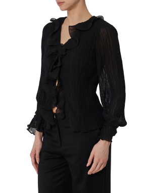 ΓΥΝΑΙΚΕΙΑ ΜΠΛΟΥΖΑ ΜΕ ΒΟΛΑΝ | Μαύρο M