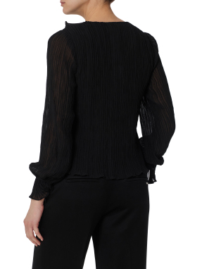 ΓΥΝΑΙΚΕΙΑ ΜΠΛΟΥΖΑ ΜΕ ΒΟΛΑΝ | Μαύρο M