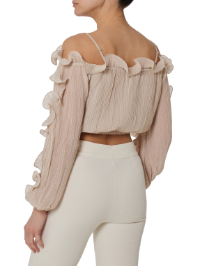 ΓΥΝΑΙΚΕΙΟ ΜΑΚΡΥΜΑΝΙΚΟ ΤΟΠ | Μπεζ M