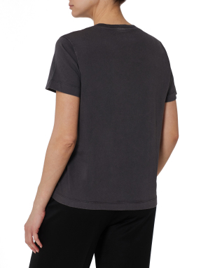 ΓΥΝΑΙΚΕΙΟ T-SHIRT ΜΕ ΤΥΠΩΜΑ | Μαύρο S