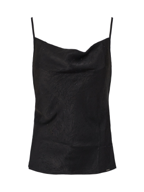 ΓΥΝΑΙΚΕΙΟ ΣΑΤΕΝ ΤΟΠ | Μαύρο S