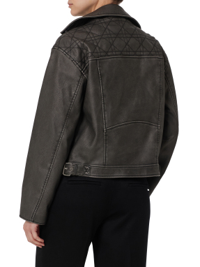 ΓΥΝΑΙΚΕΙΟ BIKER JACKET | Μαύρο S