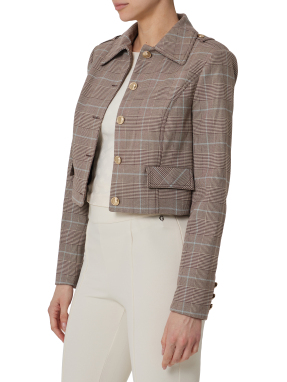 ΓΥΝΑΙΚΕΙΟ ΚΑΡΟ JACKET | Μπεζ S