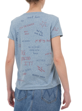 ΓΥΝΑΙΚΕΙΟ T-SHIRT | Γαλάζιο M