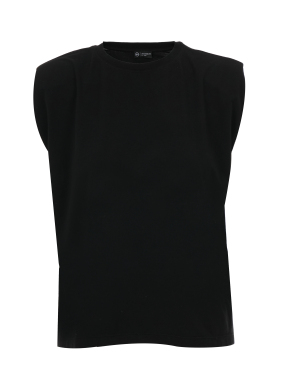 ΓΥΝΑΙΚΕΙΟ ΑΜΑΝΙΚΟ ΤΟΠ LINDO | Μαύρο M