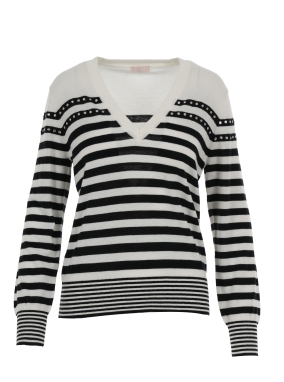 ΓΥΝΑΙΚΕΙΑ ΡΙΓΕ ΜΑΚΡΥΜΑΝΙΚΗ ΜΠΛΟΥΖΑ | Ριγέ  S