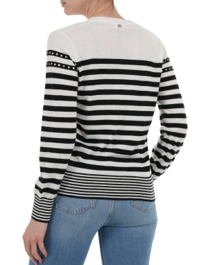 ΓΥΝΑΙΚΕΙΑ ΡΙΓΕ ΜΑΚΡΥΜΑΝΙΚΗ ΜΠΛΟΥΖΑ | Ριγέ  S