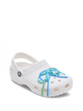 JIBBITZ™ CHARMS BLUE AND GREEN BEADED BOW | Πολύχρωμο UNIQUE ONE SIZE