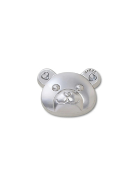 JIBBITZ™ CHARMS INDIE SILVER BEAR | Ασημί UNIQUE ONE SIZE
