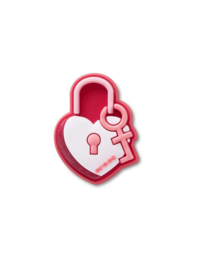 JIBBITZ™ CHARMS HEART LOCKET AND KEY | Κόκκινο UNIQUE ONE SIZE