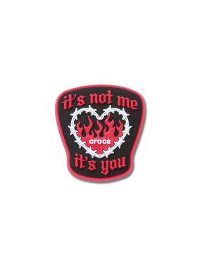 JIBBITZ™ CHARMS ITS NOT ME ITS YOU | Μαύρο UNIQUE ONE SIZE