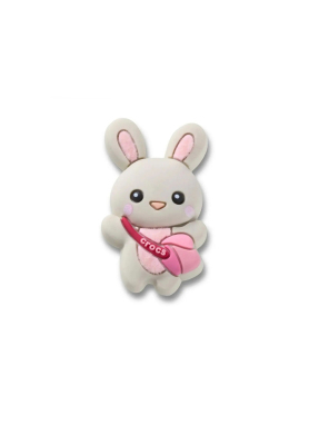 JIBBITZ™ CHARMS CUTIE BUNNY WITH SATCHEL | Γκρι UNIQUE ONE SIZE