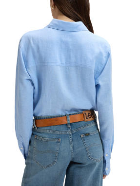 ΓΥΝΑΙΚΕΙΟ ΛΙΝΟ ΠΟΥΚΑΜΙΣΟ | Γαλάζιο S